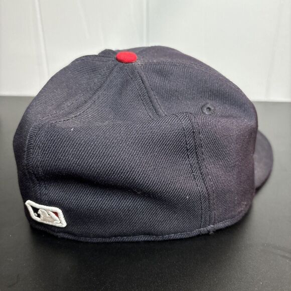 Boston Red Sox Script Baseball MLB New Era 59Fifty Fitted Hat Size 7 1/4 Wool - Picture 4 of 11